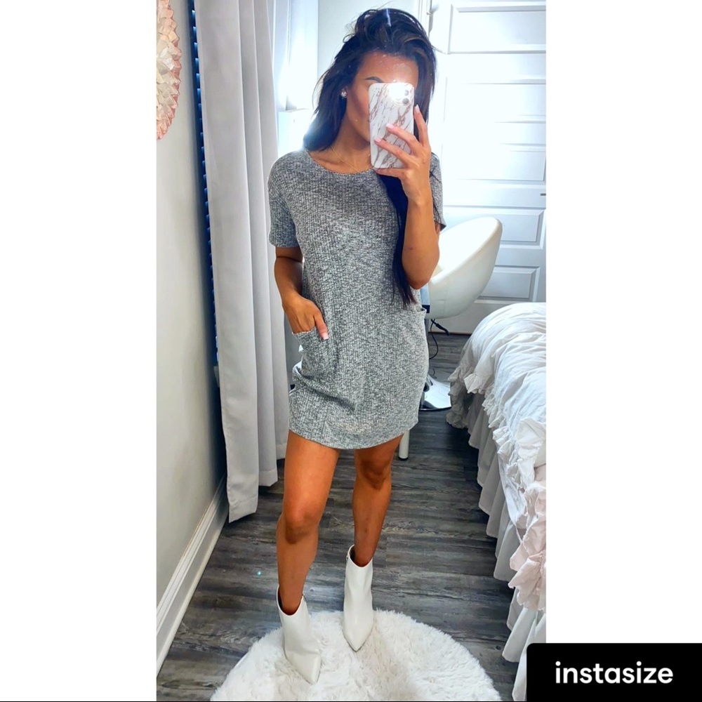 Olive Thread Sweater Dress